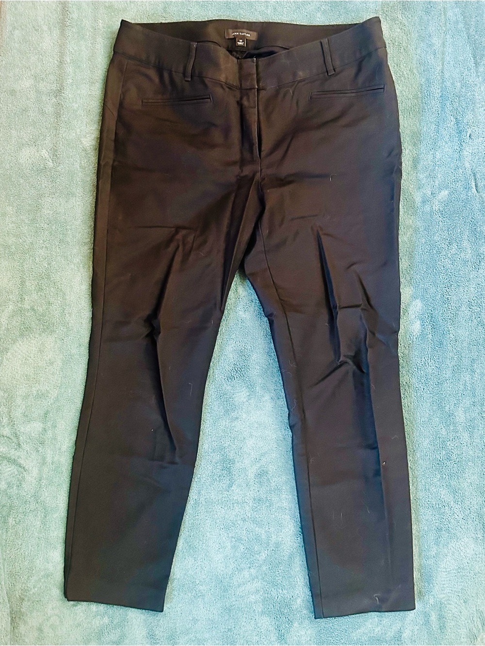 Ann Taylor Black Slim Ankle Dress Pants Size 12